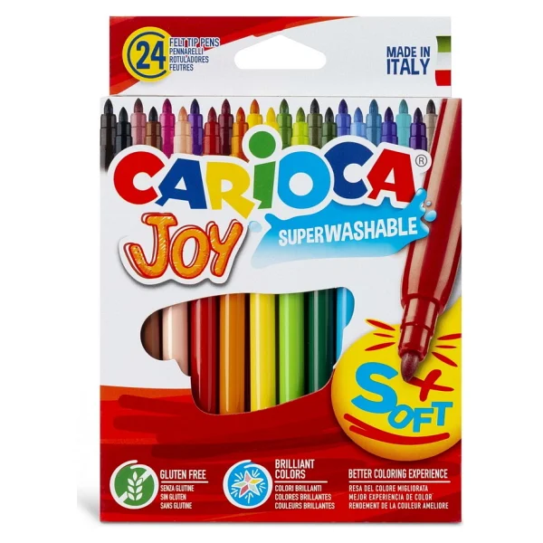 Carioca Joy Süper Yıkanabilir 24'lü Keçeli Kalem Seti - Görsel 6