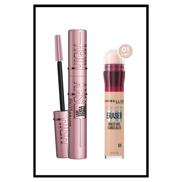 Maybelline New York Lash Sensational Sky High Maskara & Instant Anti Age Eraser Kapatıcı 01 Light - Görsel 5
