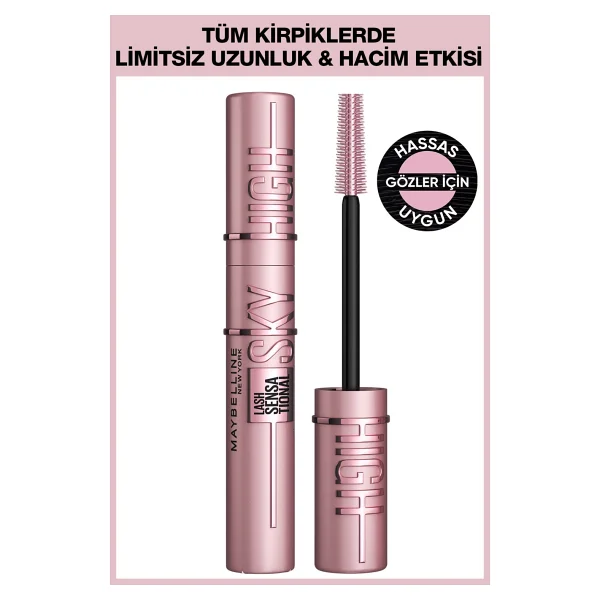 Maybelline New York Lash Sensational Sky High Maskara & Instant Anti Age Eraser Kapatıcı 01 Light - Görsel 6