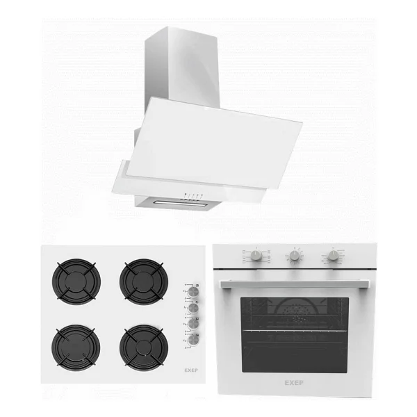 Exep Eco Line Beyaz 3 Lü Ankastre Set (Ed401-Eo320-Ef240) - Görsel 7