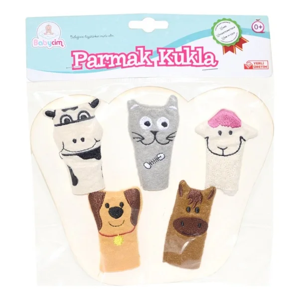 Babycim Çiftlik Hayvanları 5'li Parmak Kukla - Görsel 10