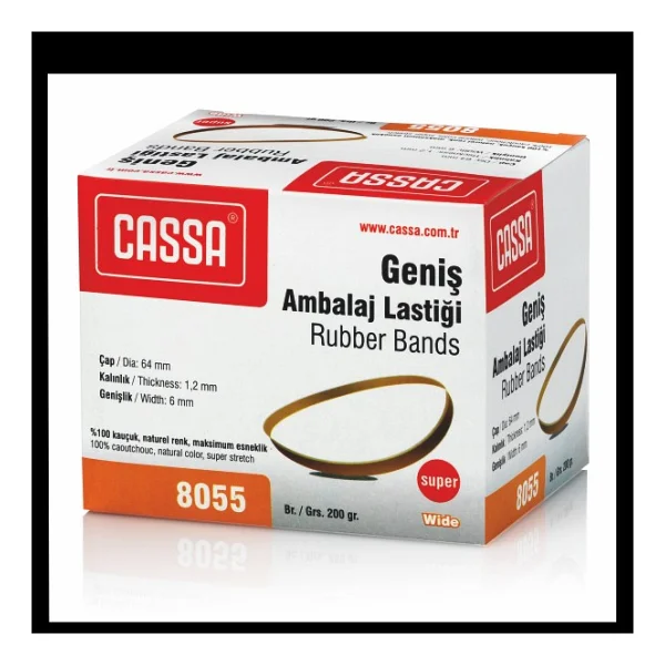 Cassa 8055 Ambalaj Lastiği Kauçuk 200gr Geniş - Görsel 2