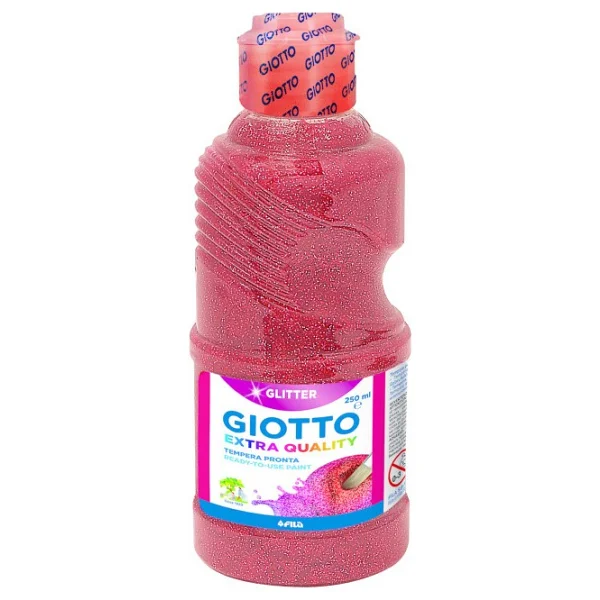 Giotto Glitter Paint 250 Ml Altın Simli Boya - Görsel 3