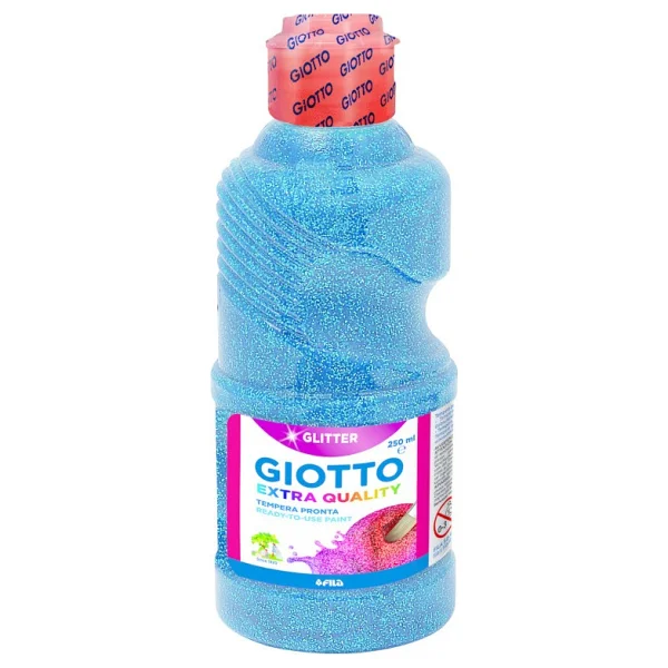 Giotto Glitter Paint 250 Ml Altın Simli Boya - Görsel 6