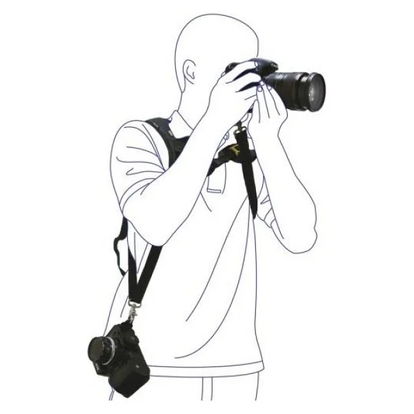 Dslr Ve Slr İçin Çiftli Profesyonel Omuz Askısı, Duble Quickstrap - Görsel 2