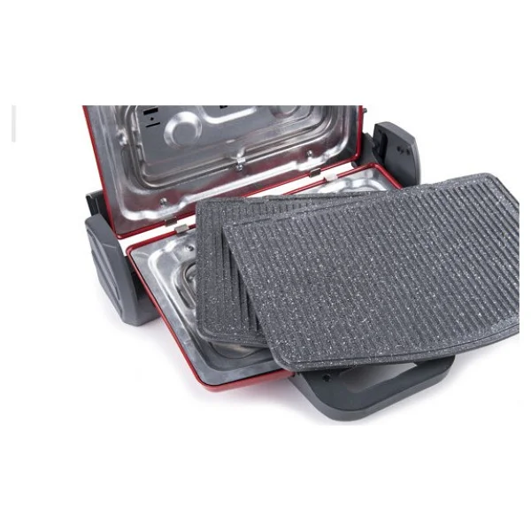 Arnica Ayvalık Granit Izgaralı Gh26120 Kırmızı 1750 W Tost Makinesi - Görsel 4