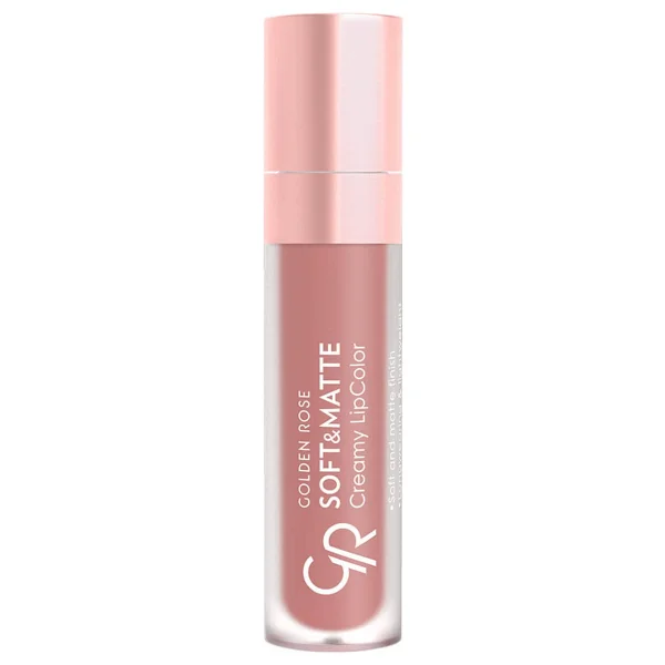 Golden Rose Soft & Matte Creamy Lipcolor 110 Lilac Likit Ruj - Görsel 5
