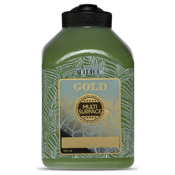 Artdeco Gold Multi Surface 500 Ml 301 Meşe Akrilik Boya - Görsel 4