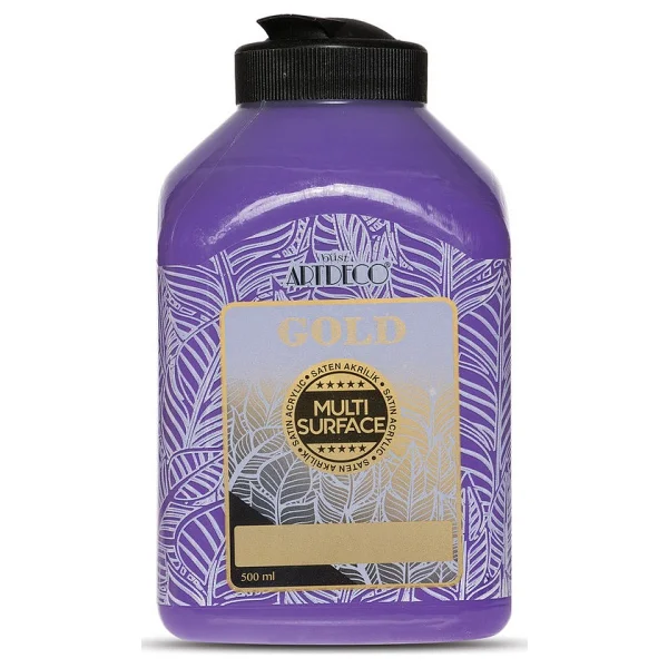 Artdeco Gold Multi Surface 500 Ml 301 Meşe Akrilik Boya - Görsel 8