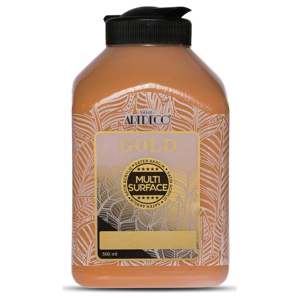 Artdeco Gold Multi Surface 500 Ml 301 Meşe Akrilik Boya - Görsel 2