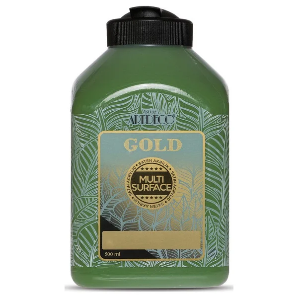 Artdeco Gold Multi Surface 500 Ml 301 Meşe Akrilik Boya - Görsel 7