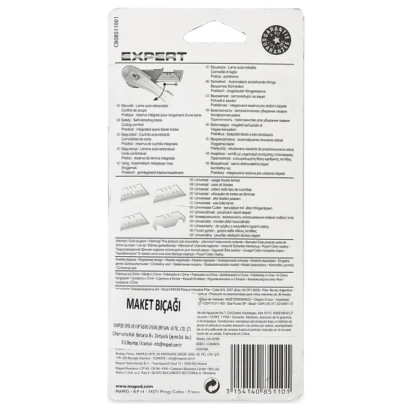 Maped 085110 Expert Metal Maket Bıçağı - Görsel 8