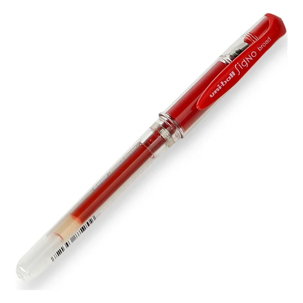 Uni-Ball Um-153 Signo Broad 1.0 Mm Kırmızı İmza Kalemi - Görsel 7
