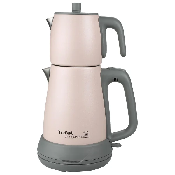 Tefal Tea Expert Işıltılı Pudra 1650 W Çelik Demlikli Çay Makinesi