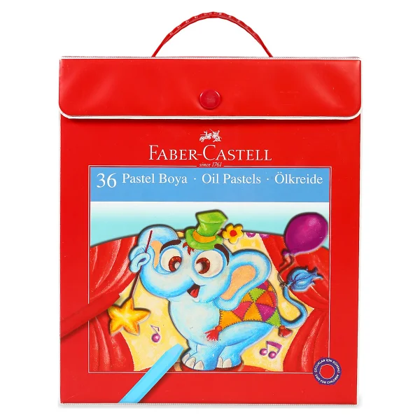 Faber-Castell Plastik Çantalı 36'lı Pastel Boya - Görsel 4