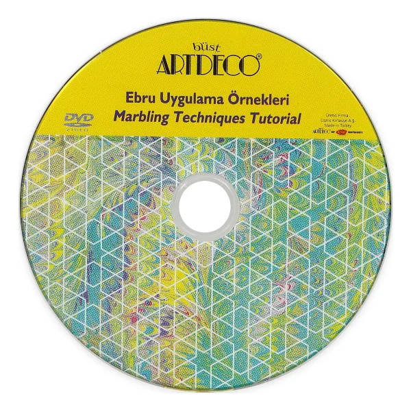 Artdeco Profeyonel 10 Renk Ebru Seti - Görsel 9
