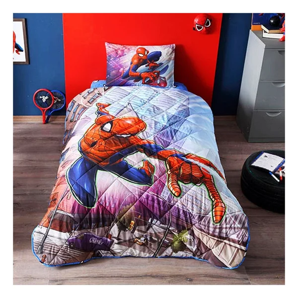 Taç Spiderman Wall Crawler Tek Kişilik Yorgan Seti - Görsel 2