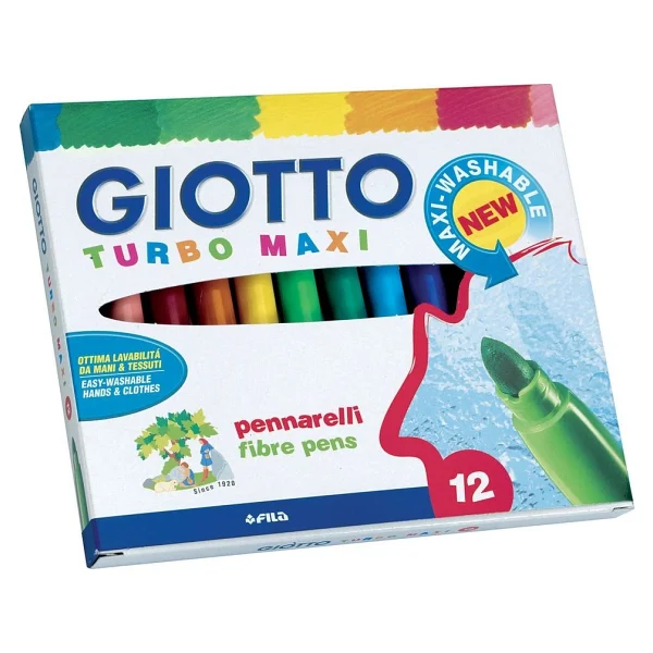 Giotto Turbo Maxi 12'li Keçeli Kalem Seti - Görsel 4