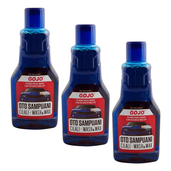 Gojo Cilalı Oto Şampuanı 1 Litre 3'lü Paket + Sünger - Görsel 2