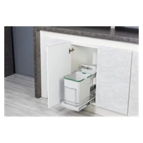 Starax 2391 Teleskopik Raylı Çöp Kovası 16+1 Lt - Görsel 2