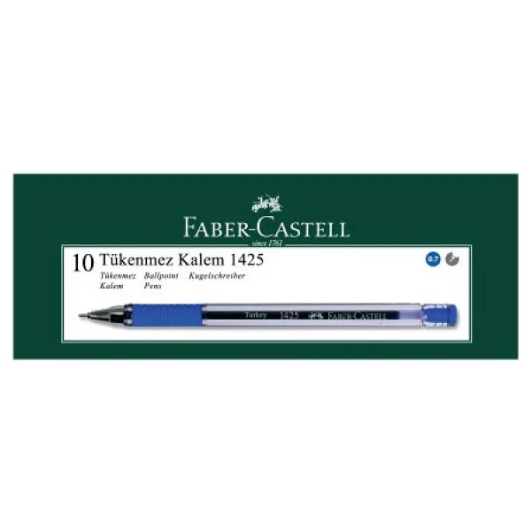 Faber-Castell 1425 İğne Uçlu 10'lu Paket Tükenmez Kalem - Görsel 8