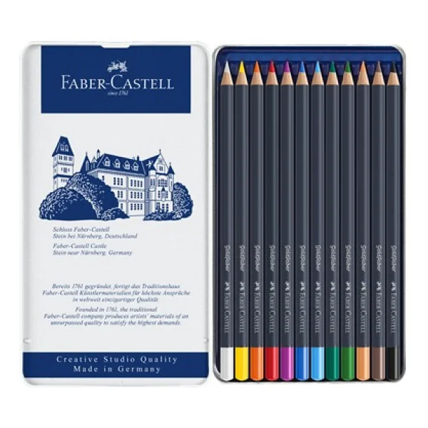 Faber-Castell Goldfaber 12'li Kuru Boya Seti - Görsel 6
