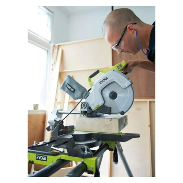 Ryobi Ems254l 2000 W 254 Mm Lazerli Gönye Testere - Görsel 3