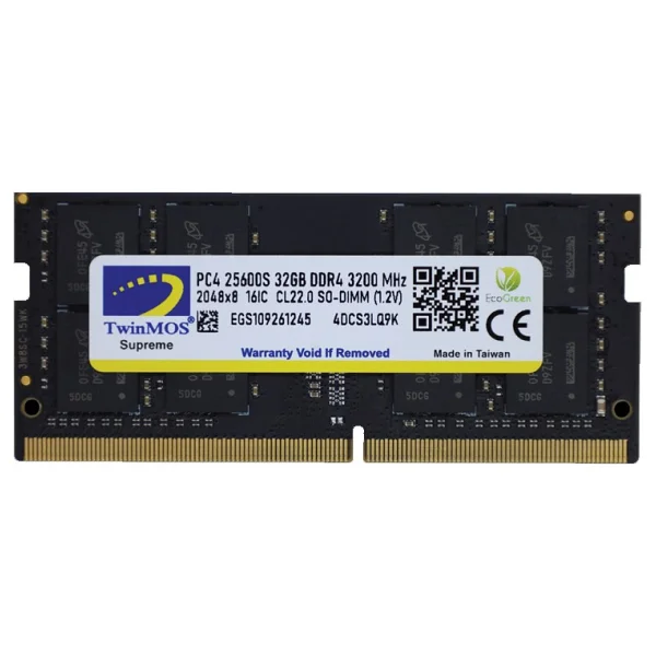Twinmos 8 GB 3200 MHz DDR4 Cl19 Sodımm Mdd48gb3200n RAM - Görsel 10