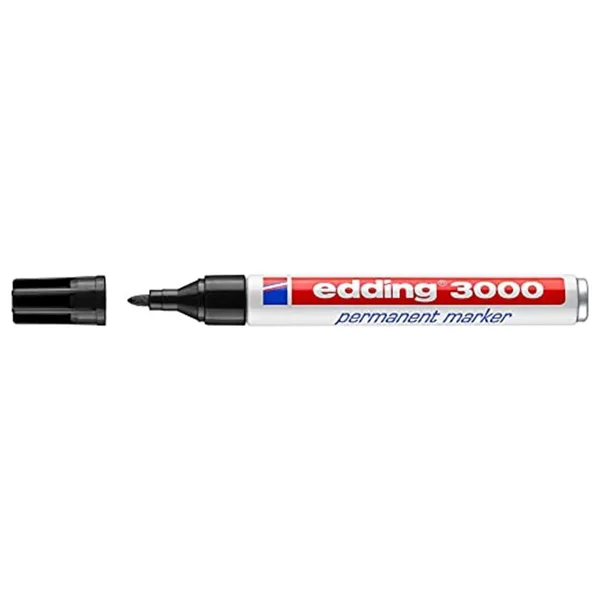 Edding 3000 Siyah Permanent Marker Kalem - Görsel 7