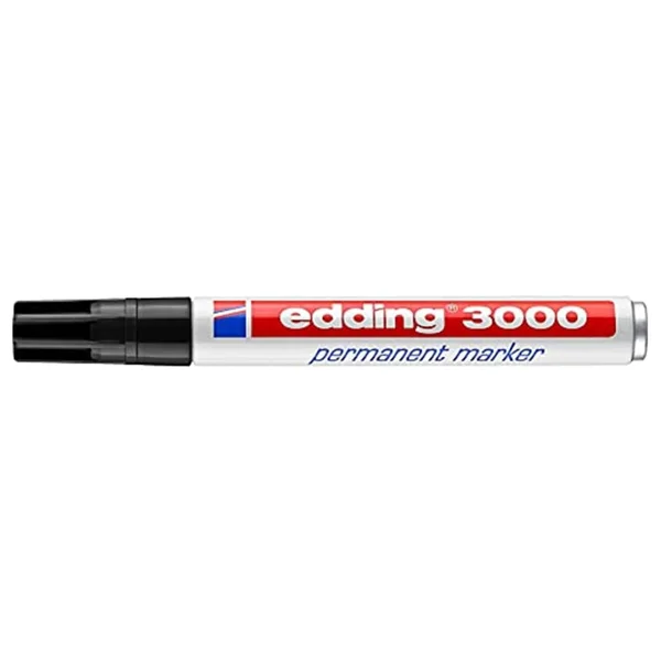 Edding 3000 Siyah Permanent Marker Kalem - Görsel 8