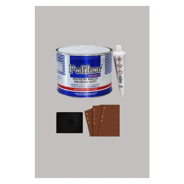 Polikor Polyester Çelik Macun 450 Gr - Görsel 2
