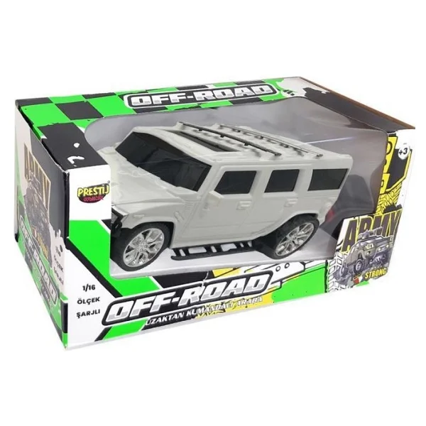 Prestij Oyuncak Şarjlı Full Fonksiyonlu Hammer Jeep 24 Cm - Görsel 5