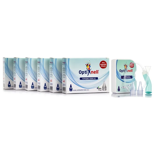 Optinell Nazal Burun Aspiratörü Yedek Ucu 6 Kutu+Aspiratör - Görsel 5