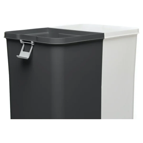Motek Duo Laundry Çamaşır Sepeti - Antrasit / Beyaz - 80 Lt Antrasit / Beyaz Antrasit - Beyaz - Görsel 6