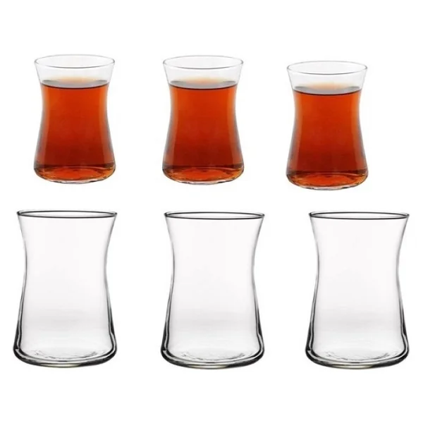 Paşabahçe Heybeli 42361 6'lı Çay Bardağı - Görsel 2