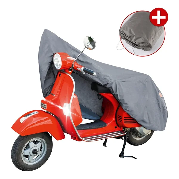 Kuba Tk 03 Gri Su Geçirmez Miflonlu Motosiklet Brandası Koruyucu - Görsel 3