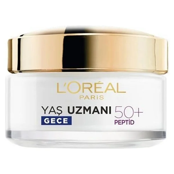 L'oreal Paris Yaş Uzmanı 55+ Peptitler Kırışıklık Karşıtı 50 Ml Gece Kremi - Görsel 9