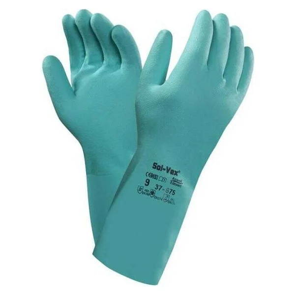 Ansell Solvex 37-675 Kimyasal Korumalı Antistatik İş Eldiveni - Görsel 6