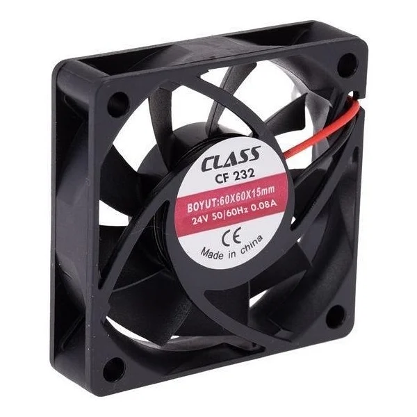 Class 60x60x15mm Dc 24volt Fan - 1adet - Görsel 3