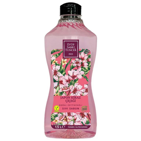 Eyüp Sabri Tuncer Japon Kiraz Çiçeği Sıvı Sabun 1.5 Lt - Görsel 10