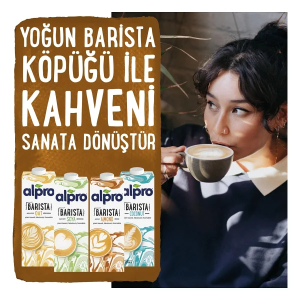 Alpro Barista Hindistan Cevizi Sütü 1 Lt 4'lü - Görsel 5