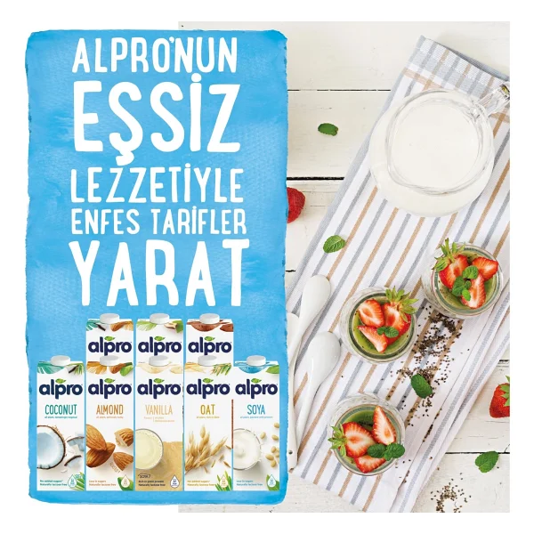 Alpro Barista Hindistan Cevizi Sütü 1 Lt 4'lü - Görsel 7