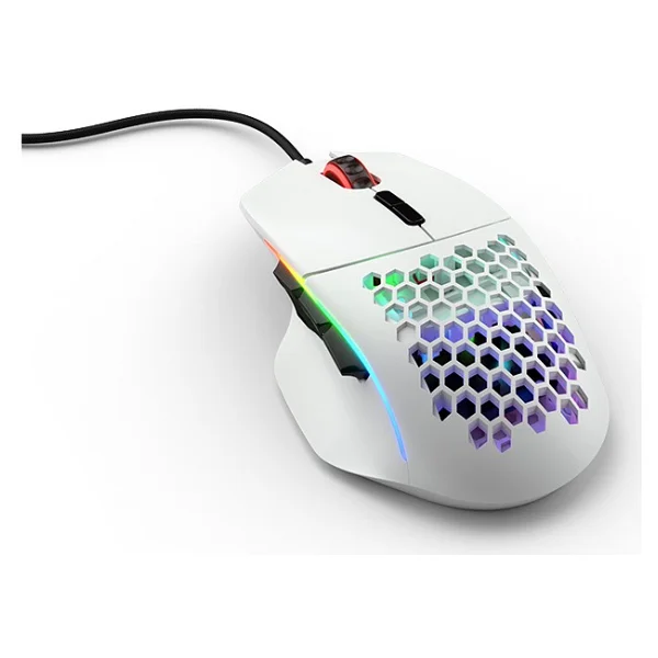 Glorious Model I Glo-Ms-I-Mw Beyaz RGB Ergonomik Optik Kablolu Oyuncu Mouse - Görsel 2