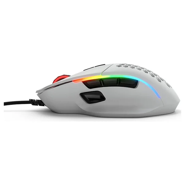 Glorious Model I Glo-Ms-I-Mw Beyaz RGB Ergonomik Optik Kablolu Oyuncu Mouse - Görsel 4