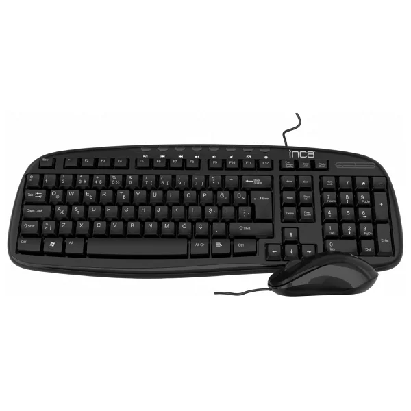 Inca IMK-384U Kablolu Klavye Mouse Seti - Görsel 7