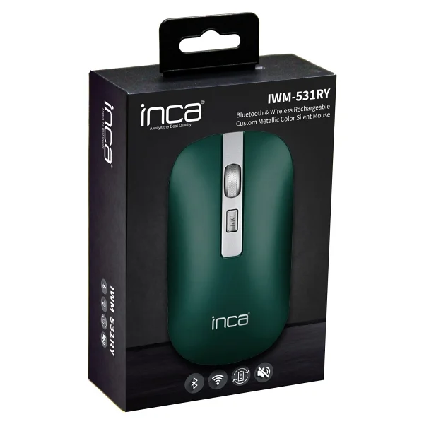 Inca Iwm-531r Bluetooth/Wireless Rechargeable Special Mouse - Görsel 7