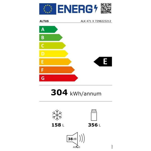 Altus Alk 471 X Kombi No Frost Buzdolabı - Görsel 4