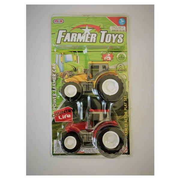 Nizam Çiftlik Serisi Ikili Traktör Farmer Toys - Görsel 4
