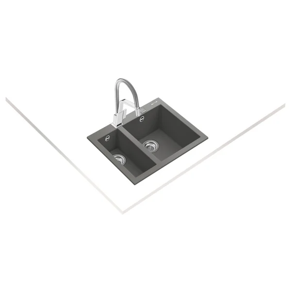 Teka Forsquare 590 Tg Stone Grey Granit Eviye - Görsel 4