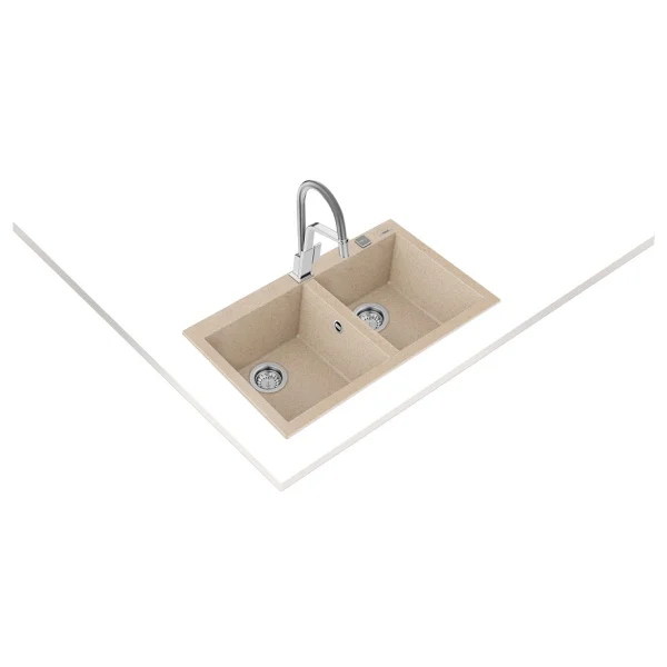 Teka Forsquare 790 Tg Çift Hazneli Granit Eviye - Görsel 6